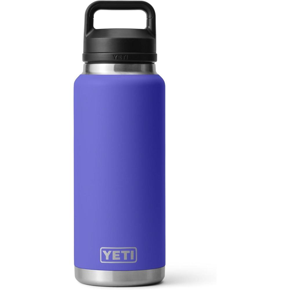 imageYETI Rambler 36 oz Bottle Vacuum Insulated Leakproof Stainless Steel with Chug CapUltramarine Violet