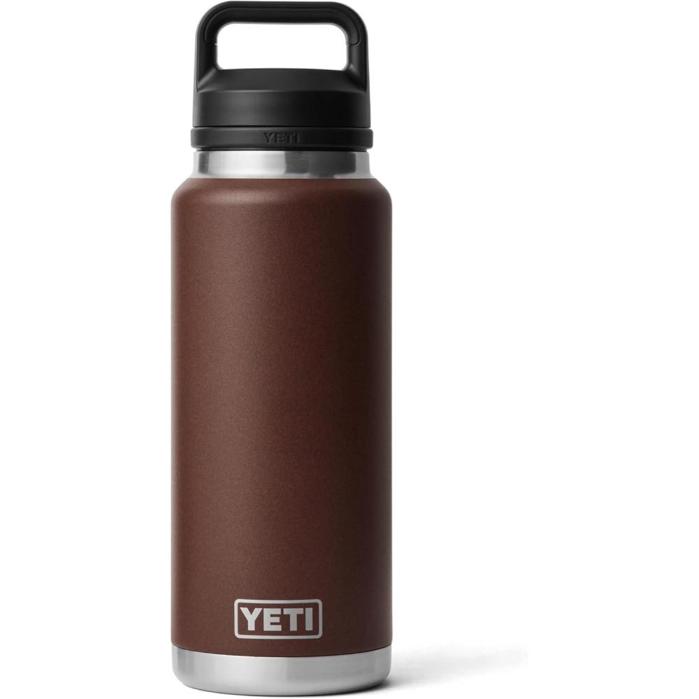 imageYETI Rambler 36 oz Bottle Vacuum Insulated Leakproof Stainless Steel with Chug CapWetlands Brown