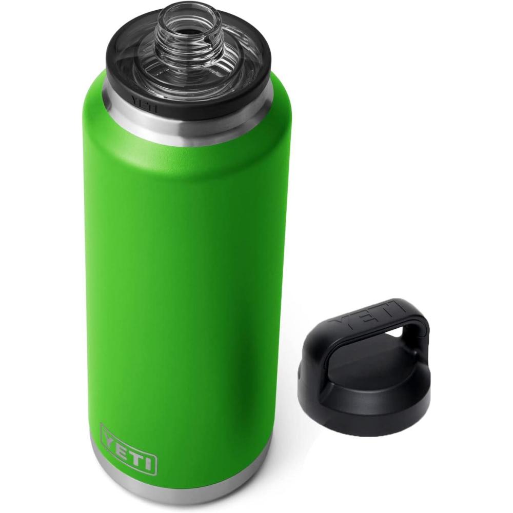 imageYETI Rambler 46 oz Bottle Vacuum Insulated Leakproof Stainless Steel with Chug CapCanopy Green