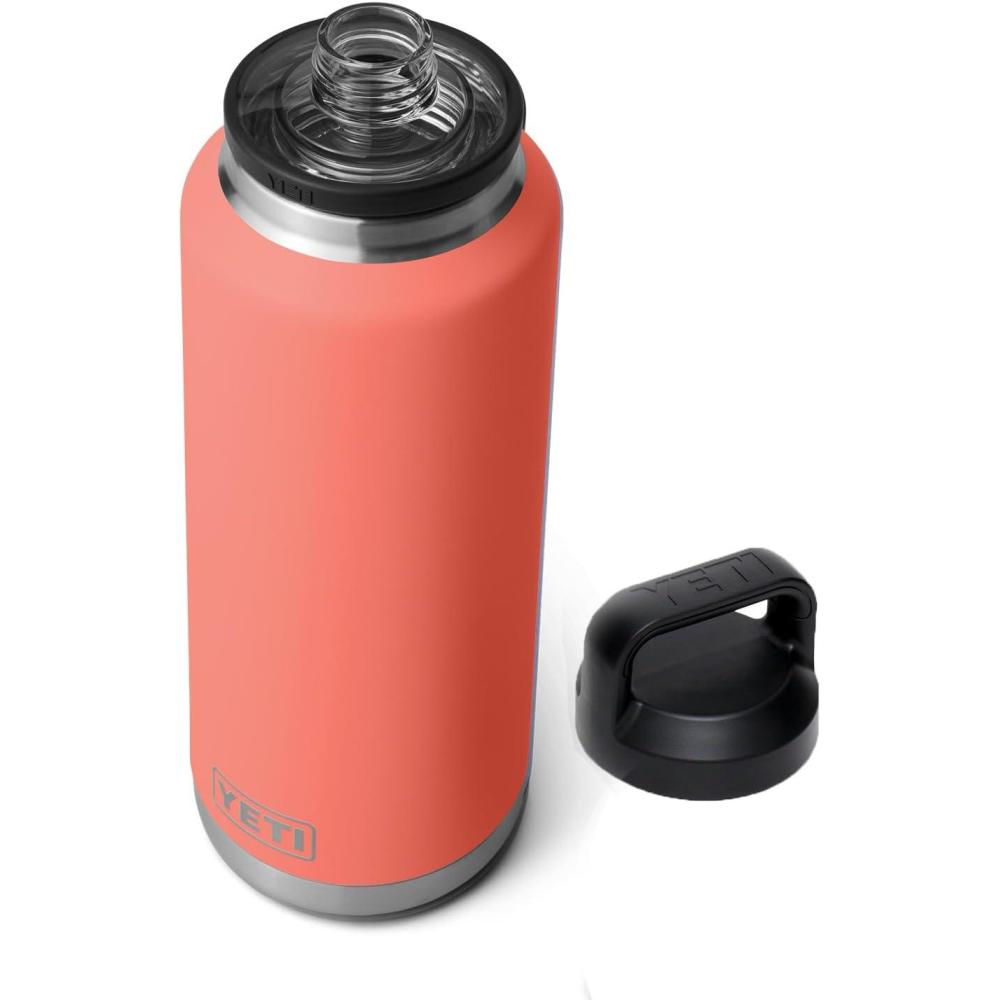 imageYETI Rambler 46 oz Bottle Vacuum Insulated Leakproof Stainless Steel with Chug CapCoral