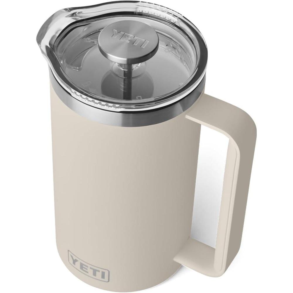 imageYETI Rambler 64 oz French Press Coffee Maker WhiteCape Taupe