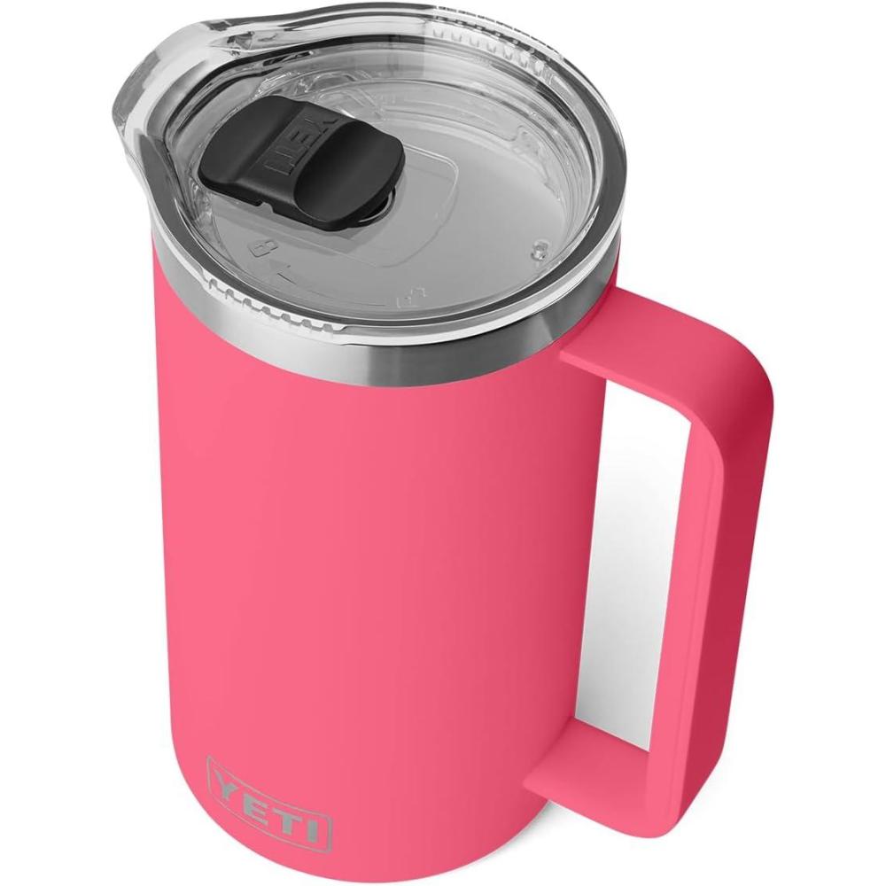 imageYETI Rambler 64 oz Pitcher Vacuum Insulated Stainless Steel with MagSlider Lid Tropical PinkTropical Pink