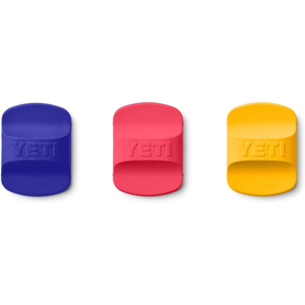 imageYETI Replacement MagSliders 3 PackOffshore Blue  Bimini Pink  Alpine Yellow