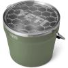 YETI Beverage/Ice Bucket, Holds 6 Longnecks or 3 Bottles of Wine(Camp Green)