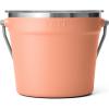 YETI Beverage/Ice Bucket, Holds 6 Longnecks or 3 Bottles of Wine(Lowcountry Peach)