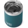 YETI Rambler 10 oz Stackable Lowball 2.0, Vacuum Insulated, Stainless Steel with MagSlider Lid, Seafoam(Agave Teal)