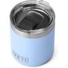 YETI Rambler 10 oz Stackable Lowball 2.0, Vacuum Insulated, Stainless Steel with MagSlider Lid, Seafoam(Big Sky Blue)