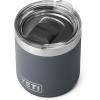 YETI Rambler 10 oz Stackable Lowball 2.0, Vacuum Insulated, Stainless Steel with MagSlider Lid, Seafoam(Charcoal)