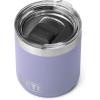 YETI Rambler 10 oz Stackable Lowball 2.0, Vacuum Insulated, Stainless Steel with MagSlider Lid, Seafoam(Cosmic Lilac)