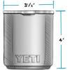 YETI Rambler 10 oz Stackable Lowball 2.0, Vacuum Insulated, Stainless Steel with MagSlider Lid, Seafoam(Key Lime)