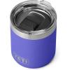 YETI Rambler 10 oz Stackable Lowball 2.0, Vacuum Insulated, Stainless Steel with MagSlider Lid, Seafoam(Ultramarine Violet)