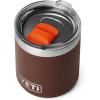 YETI Rambler 10 oz Stackable Lowball 2.0, Vacuum Insulated, Stainless Steel with MagSlider Lid, Seafoam(Wetlands Brown)