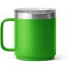 YETI Rambler 10 oz Stackable Mug, Vacuum Insulated, Stainless Steel with MagSlider Lid, White(Canopy Green)