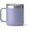 YETI Rambler 10 oz Stackable Mug, Vacuum Insulated, Stainless Steel with MagSlider Lid, White(Cosmic Lilac)