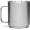 YETI Rambler 10 oz Stackable Mug, Vacuum Insulated, Stainless Steel with MagSlider Lid, White(Stainless)