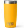 YETI Rambler 10 oz Tumbler, Stainless Steel, Vacuum Insulated with MagSlider Lid, White(Alpine Yellow)