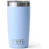 YETI Rambler 10 oz Tumbler, Stainless Steel, Vacuum Insulated with MagSlider Lid, White(Big Sky Blue)