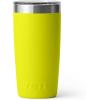YETI Rambler 10 oz Tumbler, Stainless Steel, Vacuum Insulated with MagSlider Lid, White(Firefly Yellow)