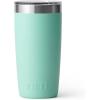 YETI Rambler 10 oz Tumbler, Stainless Steel, Vacuum Insulated with MagSlider Lid, White(Seafoam)