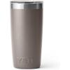 YETI Rambler 10 oz Tumbler, Stainless Steel, Vacuum Insulated with MagSlider Lid, White(Sharptail Taupe)
