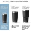 YETI Rambler 10 oz Tumbler, Stainless Steel, Vacuum Insulated with MagSlider Lid, White(Sharptail Taupe)