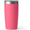 YETI Rambler 10 oz Tumbler, Stainless Steel, Vacuum Insulated with MagSlider Lid, White(Tropical Pink)