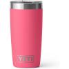 YETI Rambler 10 oz Tumbler, Stainless Steel, Vacuum Insulated with MagSlider Lid, White(Tropical Pink)