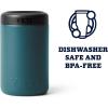 YETI Rambler 12 oz. Colster Can Insulator for Standard Size Cans, Stainless (NO CAN INSERT)(Agave Teal (No Can Insert))