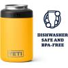 YETI Rambler 12 oz. Colster Can Insulator for Standard Size Cans, Stainless (NO CAN INSERT)(Alpine Yellow)