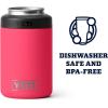 YETI Rambler 12 oz. Colster Can Insulator for Standard Size Cans, Stainless (NO CAN INSERT)(Bimini Pink)