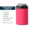 YETI Rambler 12 oz. Colster Can Insulator for Standard Size Cans, Stainless (NO CAN INSERT)(Bimini Pink)