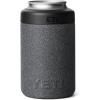 YETI Rambler 12 oz. Colster Can Insulator for Standard Size Cans, Stainless (NO CAN INSERT)(Black Stone-Textured (No Can Insert))