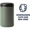 YETI Rambler 12 oz. Colster Can Insulator for Standard Size Cans, Stainless (NO CAN INSERT)(Camp Green (No Can Insert))