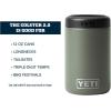 YETI Rambler 12 oz. Colster Can Insulator for Standard Size Cans, Stainless (NO CAN INSERT)(Camp Green (No Can Insert))