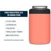 YETI Rambler 12 oz. Colster Can Insulator for Standard Size Cans, Stainless (NO CAN INSERT)(Coral)