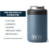 YETI Rambler 12 oz. Colster Can Insulator for Standard Size Cans, Stainless (NO CAN INSERT)(Nordic Blue)