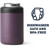 YETI Rambler 12 oz. Colster Can Insulator for Standard Size Cans, Stainless (NO CAN INSERT)(Nordic Purple)