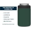 YETI Rambler 12 oz. Colster Can Insulator for Standard Size Cans, Stainless (NO CAN INSERT)(Northwoods Green)