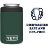 YETI Rambler 12 oz. Colster Can Insulator for Standard Size Cans, Stainless (NO CAN INSERT)(Northwoods Green)