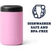 YETI Rambler 12 oz. Colster Can Insulator for Standard Size Cans, Stainless (NO CAN INSERT)(Power Pink (No Can Insert))