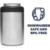 YETI Rambler 12 oz. Colster Can Insulator for Standard Size Cans, Stainless (NO CAN INSERT)(Stainless)