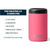YETI Rambler 12 oz. Colster Can Insulator for Standard Size Cans, Stainless (NO CAN INSERT)(Tropical Pink (No Can Insert))