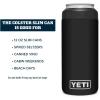 YETI Rambler 12 oz. Colster Slim Can Insulator for the Slim Hard Seltzer Cans(Black)