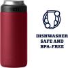 YETI Rambler 12 oz. Colster Slim Can Insulator for the Slim Hard Seltzer Cans(Harvest Red)