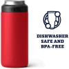 YETI Rambler 12 oz. Colster Slim Can Insulator for the Slim Hard Seltzer Cans(Rescue Red)