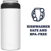 YETI Rambler 12 oz. Colster Slim Can Insulator for the Slim Hard Seltzer Cans(White)