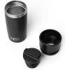 YETI Rambler 12 oz Travel Bottle, Stainless Steel, Vacuum Insulated with Leakproof Commuter Cap, Black(Black)