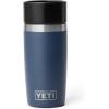 YETI Rambler 12 oz Travel Bottle, Stainless Steel, Vacuum Insulated with Leakproof Commuter Cap, Black(Navy)