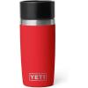 YETI Rambler 12 oz Travel Bottle, Stainless Steel, Vacuum Insulated with Leakproof Commuter Cap, Black(Rescue Red)