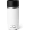 YETI Rambler 12 oz Travel Bottle, Stainless Steel, Vacuum Insulated with Leakproof Commuter Cap, Black(White)